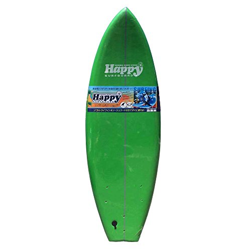 ハッピー ソフトサーフボード5'0" 子供用サーフボード グリーン（Amazon）