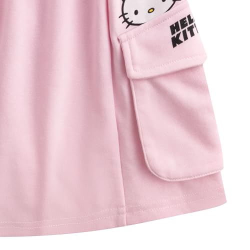 Hello Kitty MLXS9048-RUL Sanrio Girls French Terry Sweatshirt And Skort Skirt 2 Piece Set thumb #6