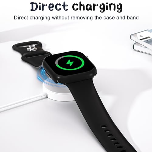 Silicone Band with Case Compatible with Kids Apple Watch Band, Soft Sport Strap and Protective Cover with Tempered Glass for iWatch Series 11 10 9 8 7 6 5 4 3 2 1 SE3 SE2 SE 38/40/41/42/44/45/46mm by Polyjoy - Used condition - Image 6