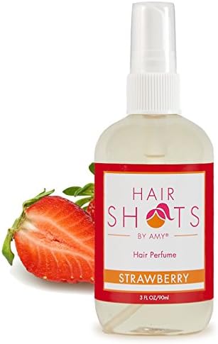 Hair Shots Strawberry Perfume Quality Heat Activated 3 oz Hair Fragrance