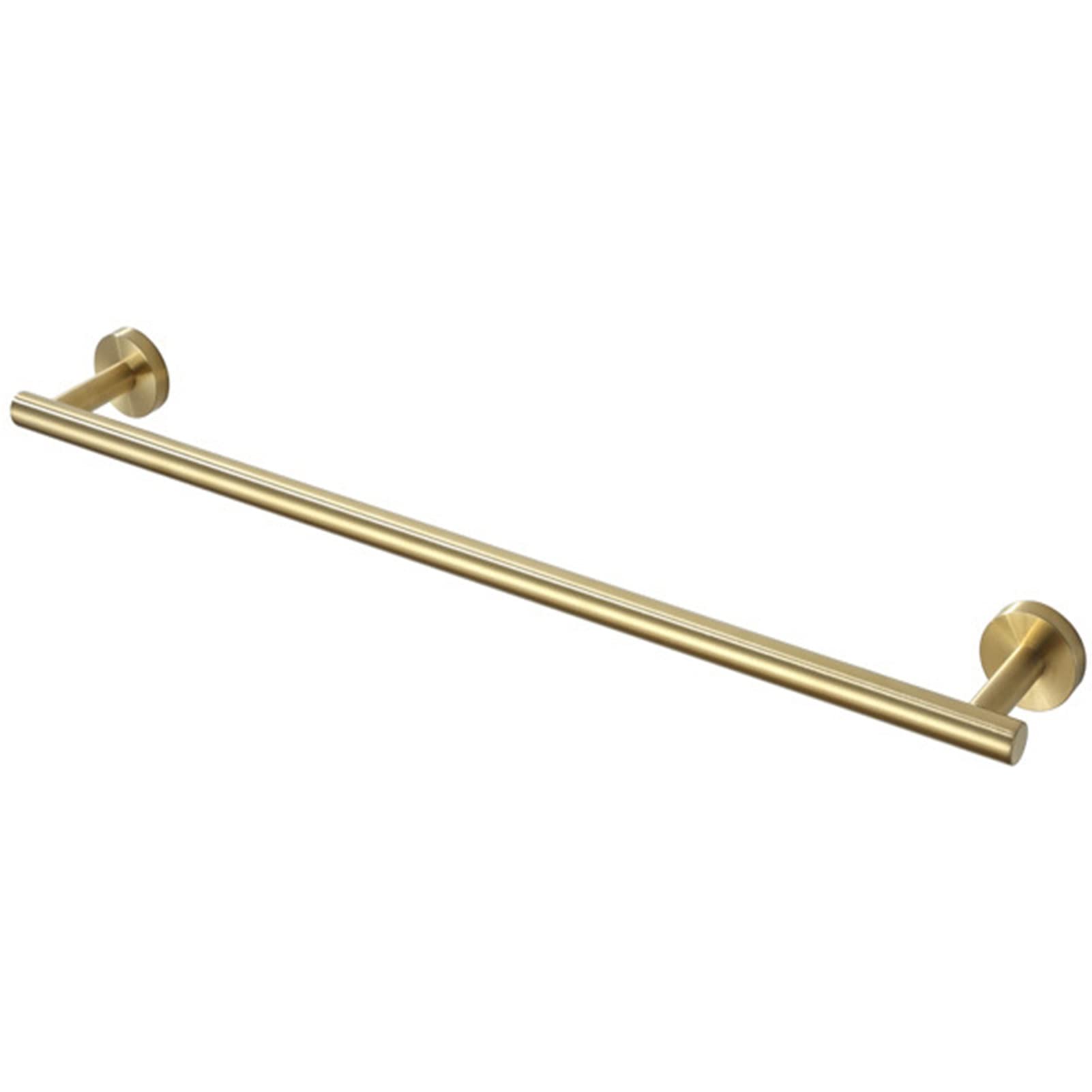 Portasciugamani Lungo 60 cm 70 cm 80 cm Porta Asta Singolo Appendiabiti in Acciaio Inossidabile Spazzolato per Cucina Bagno (Dimensioni:50 cm)