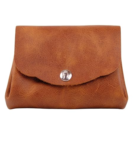 Handmade Women’s Leather Wallet – Soft Genuine Leather, Compact and Stylish Wallets for Women, Elegant Ladies Wallet with Slim Design, Durable and Perfect for women (Tan)