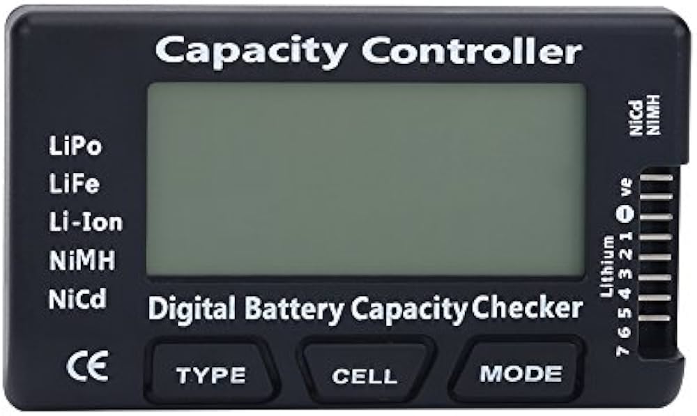 RC CellMeter-8 Controllo Della Capacà Della Batteria Digale LiPo LiFe Li-ion NiMH Tester Di Tensione Della Batteria Controllo CellMeter 7 8