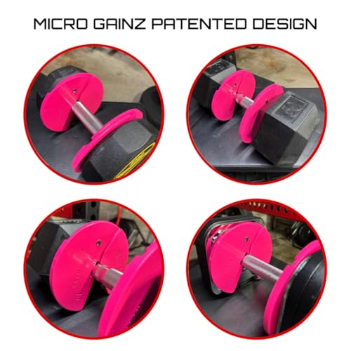Image of Micro Gainz 2.5LB Dumbbell Fractional Weight Plates, 2-Piece