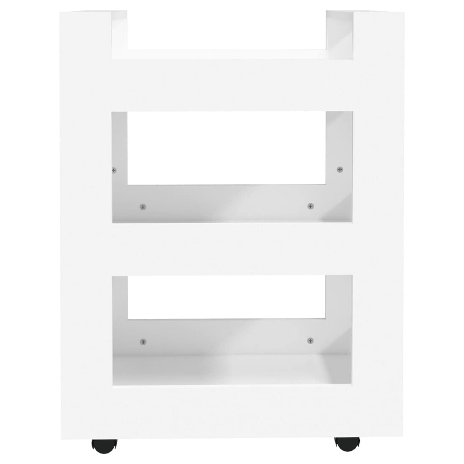 ZEYUAN Carrito de Cocina Madera contrachapada Blanco 60x45x80 cm, Carro De La Compra, Carrito Auxiliar, Almacenaje Cocina, Carro De Herramientas, Utensilios Cocina 816816