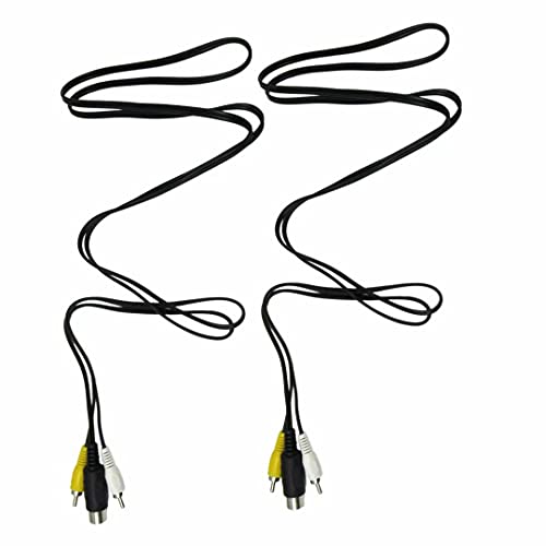 Wgl 2Pcs New Replacement Rca Av Cable For Sega Genesis & Sega Master System #TOP2