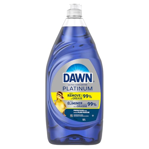 Dawn - Dawn Platinum Dish Soap, Dishwashing Liquid, Refreshing Rain Scent, 1.12 L
