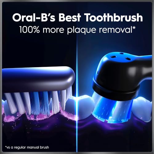 Oral-B Rechargeable Electric Toothbrush, iO9 Genius, 7 Cleaning Modes, Interactive Display, Charging Travel Case, Visible Pressure Sensor, 4 Brush Heads, White Alabaster - image 7