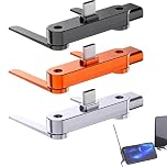 Invisible Phone Stand Charging Cable Adapter, Detachable 2-in-1 Stand Adapter, USB C Port, 360° Rotation, for Smartphones, Tablets, Laptops, and Gaming Devices (3Pcs)