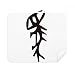 Bone Inscription Chinese Surname Character Ma Cleaning Cloth Screen Cleaner 2pcs Suede Fabric