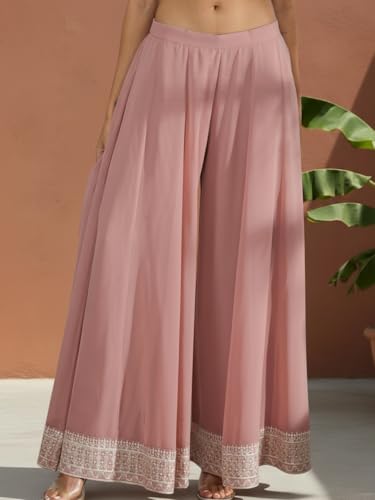 Image of Libas Art Embroidered Georgette Co-ord Set | Ethnic Wear |Wedding Dress | Ocassion Wear