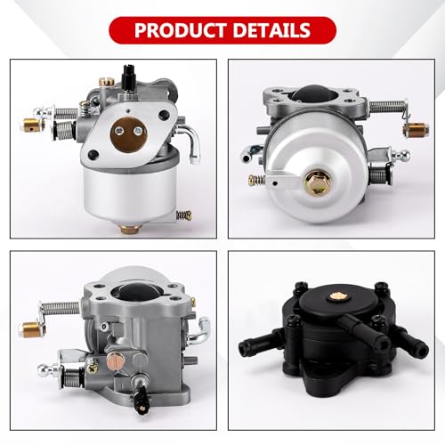 Carburetor for EZGO 295cc Robin Engine Golf Cart Gas Club Car 4-Cycle Engine 1991-UP TXT Medalist Marathon Freedom ST with Fuel Pump, Carb Replace OEM# 72558G01 72558G05 72840G02 26645G01 26645G03 by YDO - Used condition - Image 4