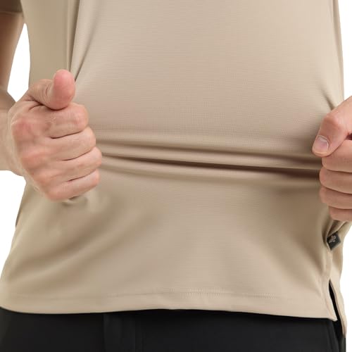 Image of Mauve Mens Smart Stretch Polo | Comfortable Work & Casual | Breathable | All-Day Wear