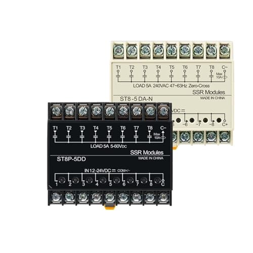 Placa amplificadora ST8P-5DD con optoacoplador y salida de transistor