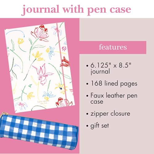 Carnet de notes avec trousse intégrée Kate Spade pour ranger vos stylos - 6