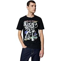 Nintendo Metroid Graphic Tees para Hombre - Negro - Medium