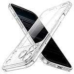 JETech Cover Slim per iPhone 17 Pro Max 6,9 Pollici con Protezione Completa per Obiettivo della Fotocamera, Custodia Protettiva Minimalista Ultra Sottile Leggera e Trasparente (Trasparente)