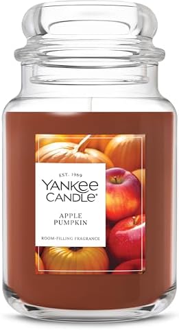 Yankee Candle Apple Pumpkin, Thanksgiving Scented Candle, 22oz La...