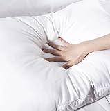 NIGHTZONE Pillows Bounce Back 2 Pack Hotel Quality Extra Filling Bed Fluffy Pillows For Side Stomach And Back Sleepers (Bounce Back Pillows Pack Of 2) - Image 3