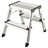 VIELSEITIG EINSETZBAR: ob im Haushalt, beim Campen als Einstiegshilfe für Wohnwagen oder Wohnmobil, in der Werkstatt oder Freizeit - der Tritthocker macht immer eine gute Figur