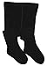 BEAR MUM Baby Girls' Seamless Organic Cotton Tights Black 1-2Year