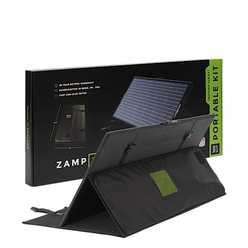 Zamp solar Obsidian® Series 100-Watt Portable Kit - Unregulated