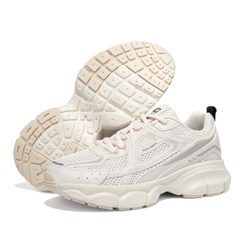 Image of BAASPLOA Women's Chunky Fashion Sneakers Casual Sports Shoes Mesh Breathable Athletic Gym Workout Tennis Shoe Platform Thick Walking Shoes