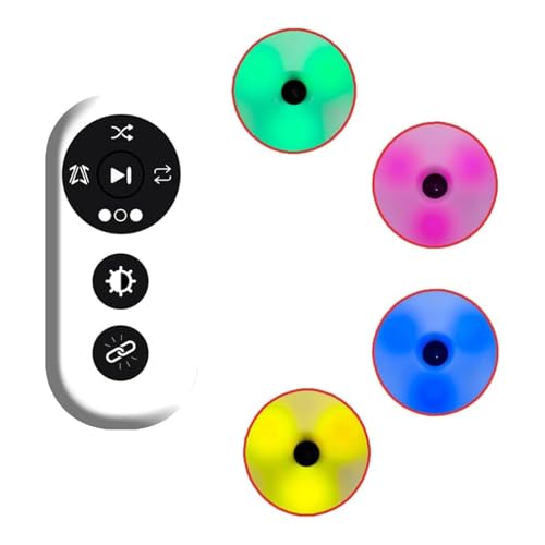 Zertylre Reaktionstraining Lichter 4 Piece,Speed Agility Reaction Training,Football Basketball Speed Training Remote Control Reaction Training Light für Erwachsene und Kinder