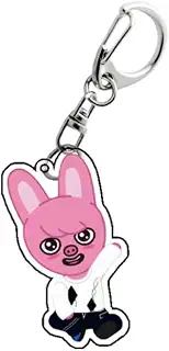 [HSHFLK] FOR 韓国ボーイズバンド応援 StrayKids Hyun-Jin Felix Han キーホルダー バッグ 飾り 萌え 携帯 鍵 自動車 キーチェーン 芸能人アイドルグッズ 韓流 プレゼント [並行輸入品]