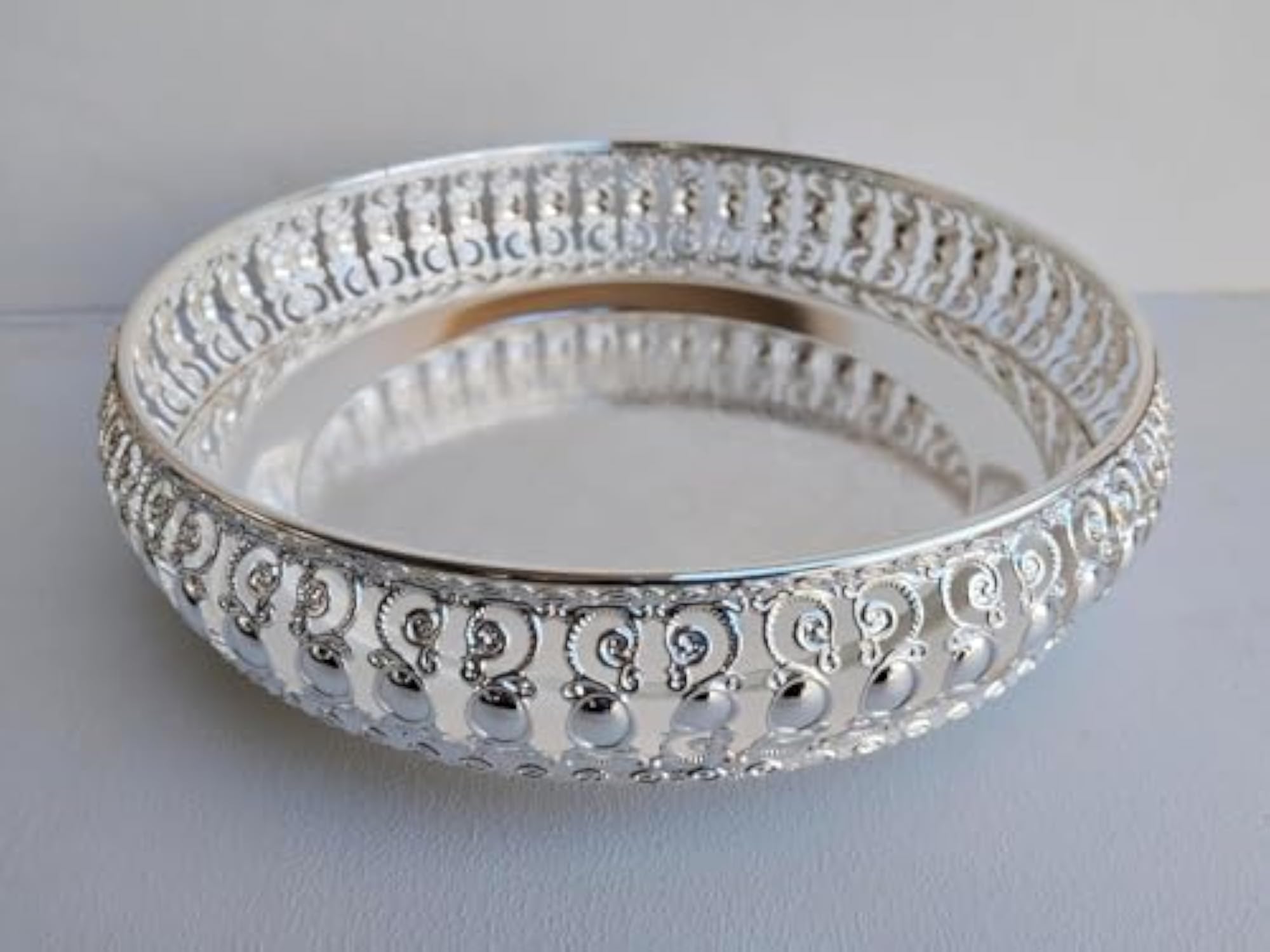 TM Original Decorative German Silver Tray Set for Gifting