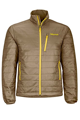 Marmot Men's Calen Insulated Puffer Jacket, Brown Moss , Medium