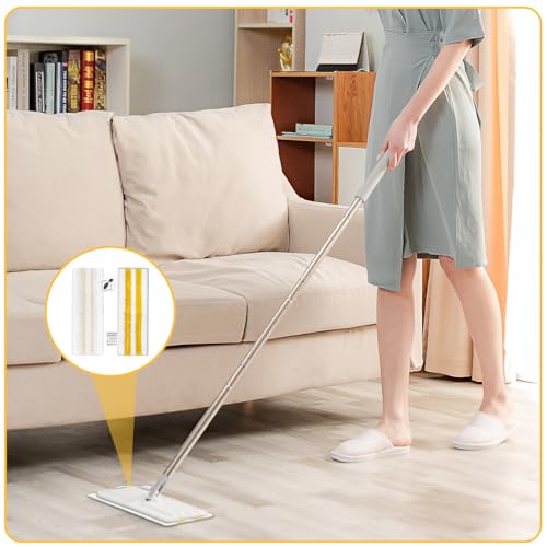 6 Stück Dampfreiniger Zubehör Bodentücher für Kärcher Dampfreiniger EasyFix SC1, SC2, SC3, SC4, SC5, Ersatz Mikrofaser Dampfbesen Tuch, Geeignet für die Reinigung Verschiedener Arten von Böden