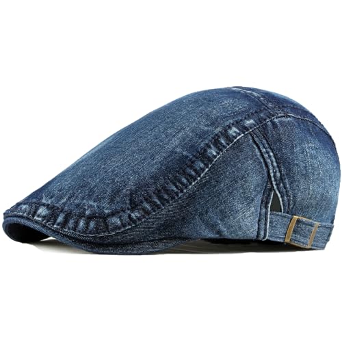 ★【Materiale di alta qualità】---Cappello classico unisex da uomo e da donna,realizzato in denim di alta qualità,con morbida fascia antisudore.Leggero,confortevole e resistente.