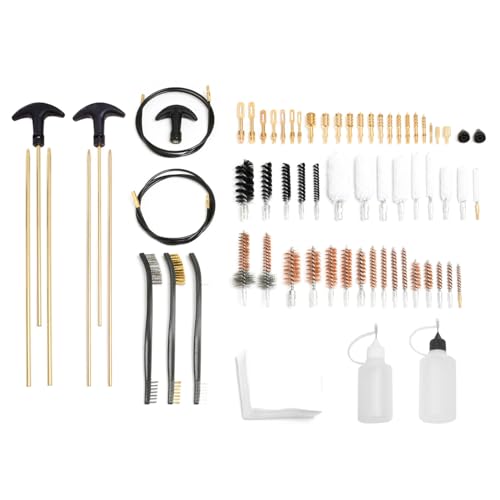 Motanar Gun Cleaning Kit Universal for All Guns, Gun Brushes for Pistol, Handgun, Shotgun, Rifle, Elite Brass Rods and Gun Accessories for Men (Upgrated Brass Jags & Loops) - Thumbnail 2