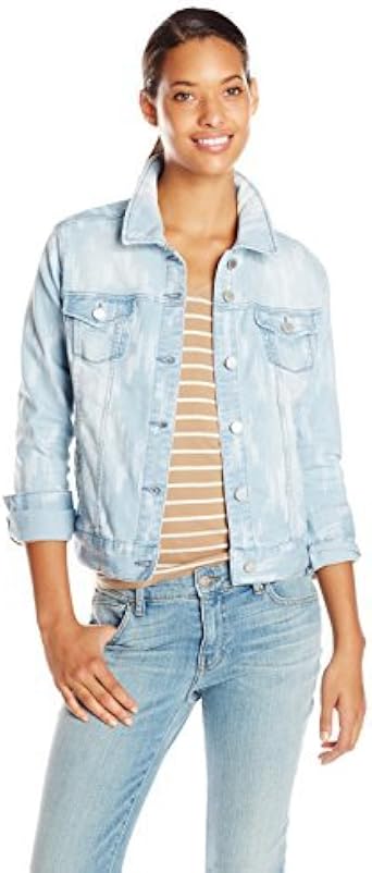 Iced Ikat Printed Denim Jacket 