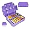 XJIANFU Brotdose Kinder 1200ml - Bento-Box Mit Fächern, Auslaufsicher & Mikrowellengeeignet