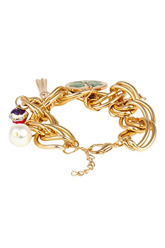 Shining Diva Multilayer Charm Bracelet, Stylish Design
