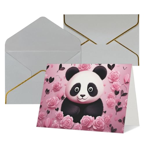 LHDGBWC Thinking of You J[h t 󔒂̃O[eBOJ[h 4x6 m[gJ[h Happy BirthdayJ[h @̃O[eBOJ[h p TL[J[h sÑp_ xr[V[J[h