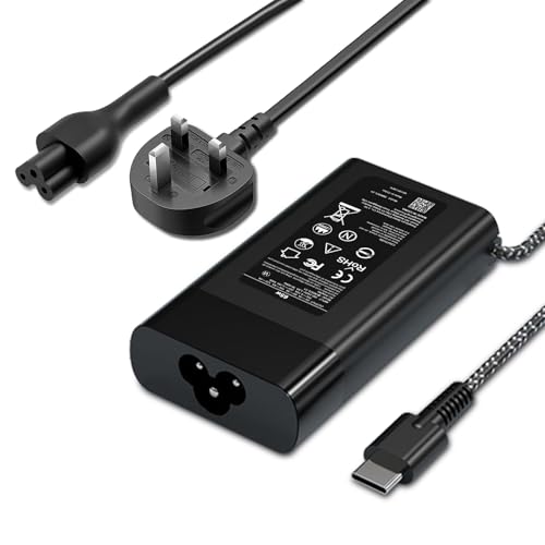 ZORUBUM 65W USB C Laptop Charger Compatible with HP Chromebook X360, Spectre, Elite, Pavilion, Probook, Elitebook, Envy, Type C Notebook