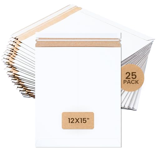 SealBoss Premium Corrugated Mailer, 12 x 15, 25-Pack