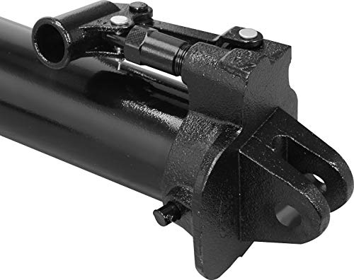 Torin 8 Ton Hydraulic Long Ram Jack With Single Piston Pump And Clevis Base (Fits: Garage/Shop Cranes, Engine Hoists, And More) W/Handle, Black, At30806B #TOP3