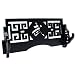 Eforlife Sword Display Holder Wall Mount Katana Samurai Sword Stand Bracket with Hollow Out Pattern and Chinese Character Bushido - ?