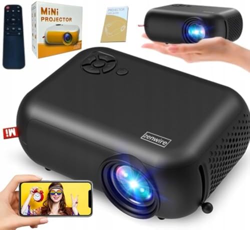 Tragbarer Mini-Projektor Für Unterwegs - Dein Kino Für Zuhause & Outdoor