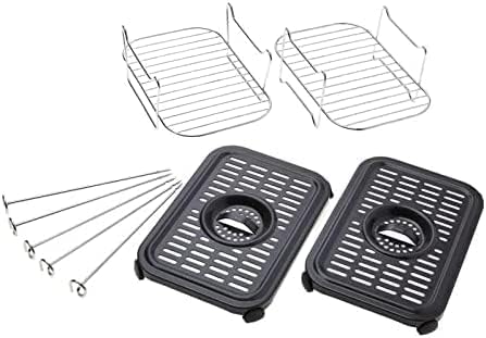 Ninja Foodi DZ201 accessories: crisper plates and skewers