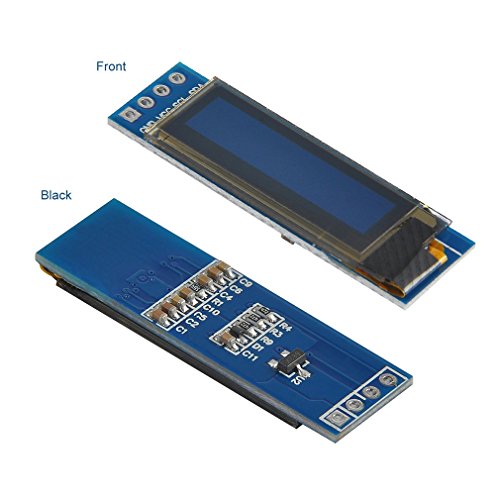 Image of HiLetgo 0.91 inch IIC I2C Serial OLED LCD Display SSD1306 128x32 3.3V /5V AVR PIC for Arduino STM32