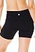 90 Degree By Reflex Womens High Waisted Biker Shorts Ribbed Workout Yoga Running Tummy Control Spandex Short - Black - XL