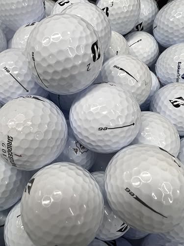Golf Ball House…24 E6 Golf Balls for Bridgestone/White/Near Mint (AAAA) / Used-Recycled w/Mesh Bag
