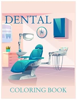 Paperback Dental Coloring Book: Tooth and gabinets Stress relief Book