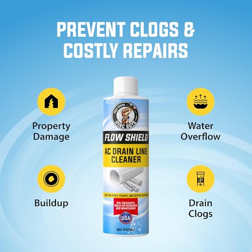 AC Drain Line Cleaner 4 Pack | Prevent Buildup and Overflow | 8oz - Up to 3 Months of Protection | Fast Acting & Long La - Additional View