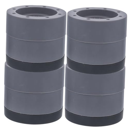 WOONEKY Anti-Vibration Pads for Washing Machine 4pcs Set Noise Reduction Sliders Non-Slip Stabilizers Easy Installation for Home Appliances